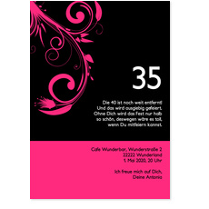 Schn�rkel - Pink - Schwarz