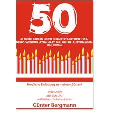 Geburtstagskerzen