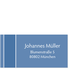 Adressaufkleber - Einladung Mann