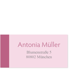 Adressaufkleber - M�dchen Konfirmation