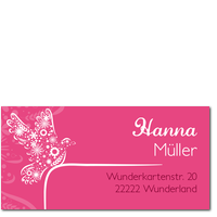 Fr�hlingstaube in Pink 