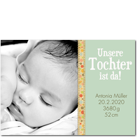 Unsere Tochter ist da!