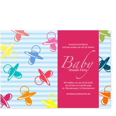 Babyshower Schnullerparty