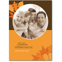 Familiengr��e - Herbst - Bl�ttercollage