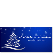 Blaue Weihnachtszeit