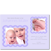 Liebevoller Rahmen: Jungen