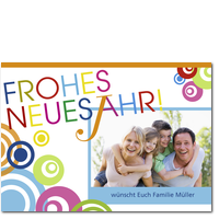 Buntes Frohes Neues