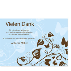 Schmetterlingsbaum in Himmelblau