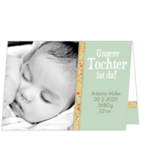 Unsere Tochter ist da!