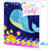Der kleine Wal feiert eine Party 