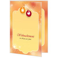 Men� - Bunte Weihnachtskugeln