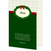 Men� - Weihnachtskranz