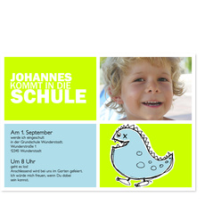 Schlauer Drache - Blau