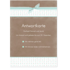 Elegante Hochzeit - Antwort 