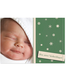 Erste Schneefl�cken - Gr�n