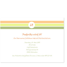 Frisch und stilvoll zum 60. Geburtstag