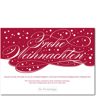 Frohe Weihnachten 