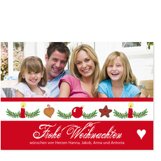Weihnachtliche Bord�re