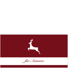 Hirsch  - Weinrot