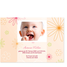 Blumen Bord�re - M�dchen