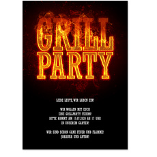 Feurige Grillparty