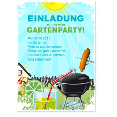 Grillparty mit Freunden 