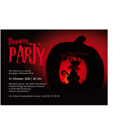 Halloween - rote Katzen
