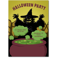 Halloween - Gruselige Hexe