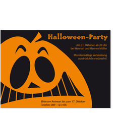 Gruseliges Halloweengesicht