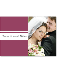 Hochzeit in Violett