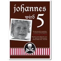 Kindergeburtstag - Stolzer Pirat 
