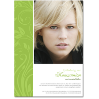 Blumenmuster in Gr�n