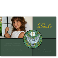 Kirchenfenster mit T�ubchen