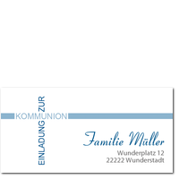 Kreuzschriftzug f�r Kommunion 