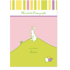 Osterhase auf dem Berg