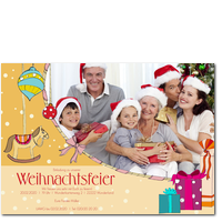 Pferdchen mit Weihnachtskugeln