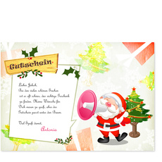 Gutschein - Santa Claus