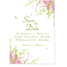 Save The Date Schmetterling