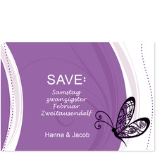 Save the Date - Schmetterling