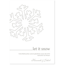 Let it snow...