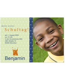 K�niglicher 1. Schultag