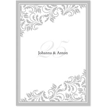 Silberhochzeit Ornamente