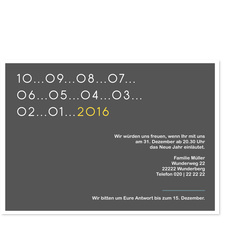  Silvester Countdown