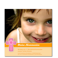 Kleines Kreuz in Pink