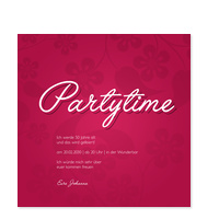 Partytime Floralmuster