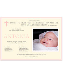 Taufe eines Mädchens