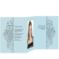 Elegantes Dankesch�n blau
