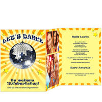 Disco in Gelb