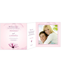 Zarte Blume in Rosa