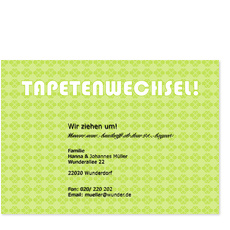 Tapetenwechsel